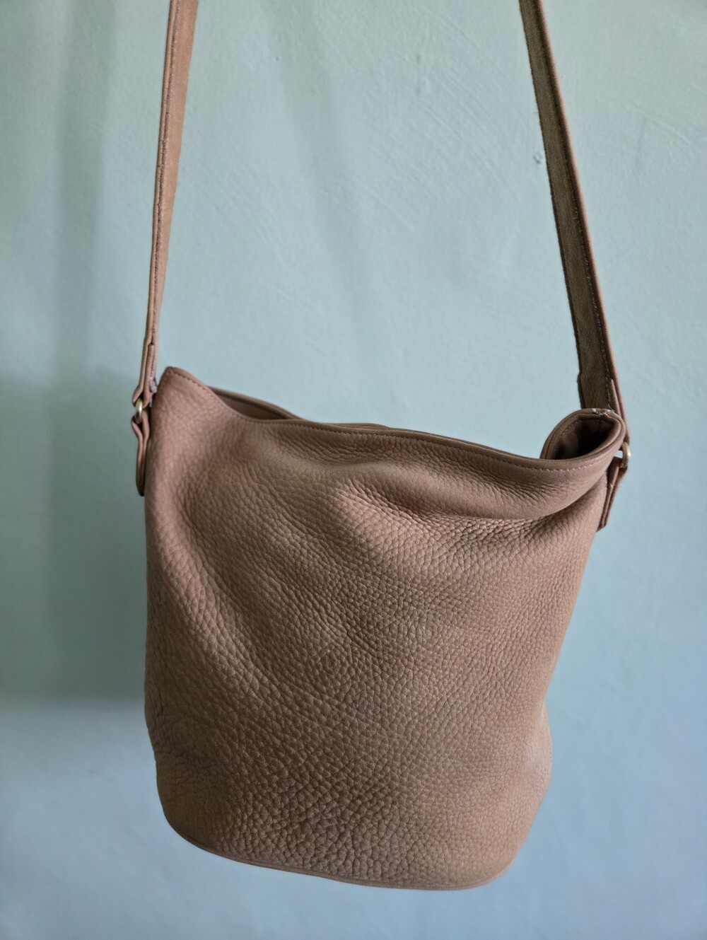 Vintage COACH Made in Italy Nubuck Leather Slouchy Bucket Bag 4923 - AS IS - Picture 15 of 15